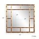 preview thumbnail 6 of 5, Allan Andrews Square Bamboo Framed Wall Mirror - 40" x 40"