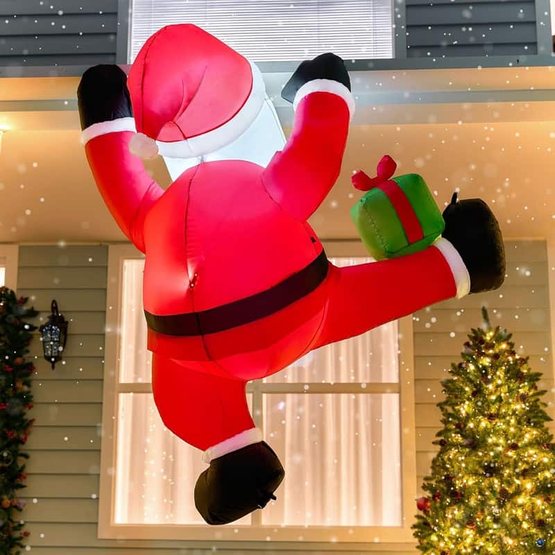 Climbing Santa Inflatable