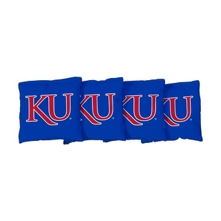 Kansas Jayhawks Blue Cornhole Bags
