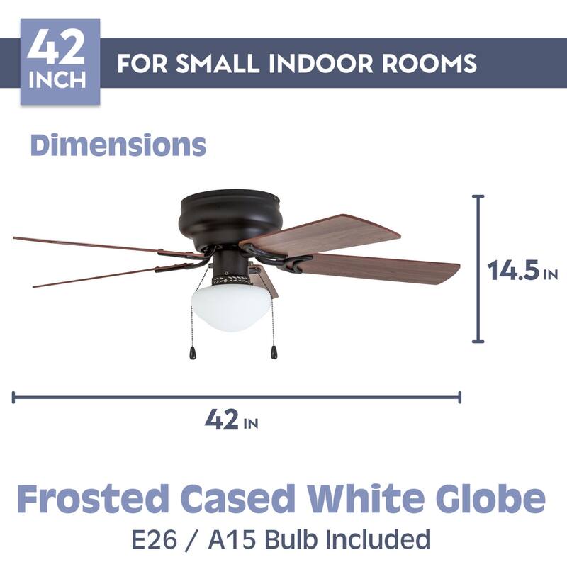 44" Prominence Home Alvina Satin Nickel Traditional Indoor LED Ceiling Fan with Light, Pull Chain