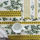 preview thumbnail 11 of 22, Wipeable Tablecloth Spill Resistant French Fleur Oliviers Collection