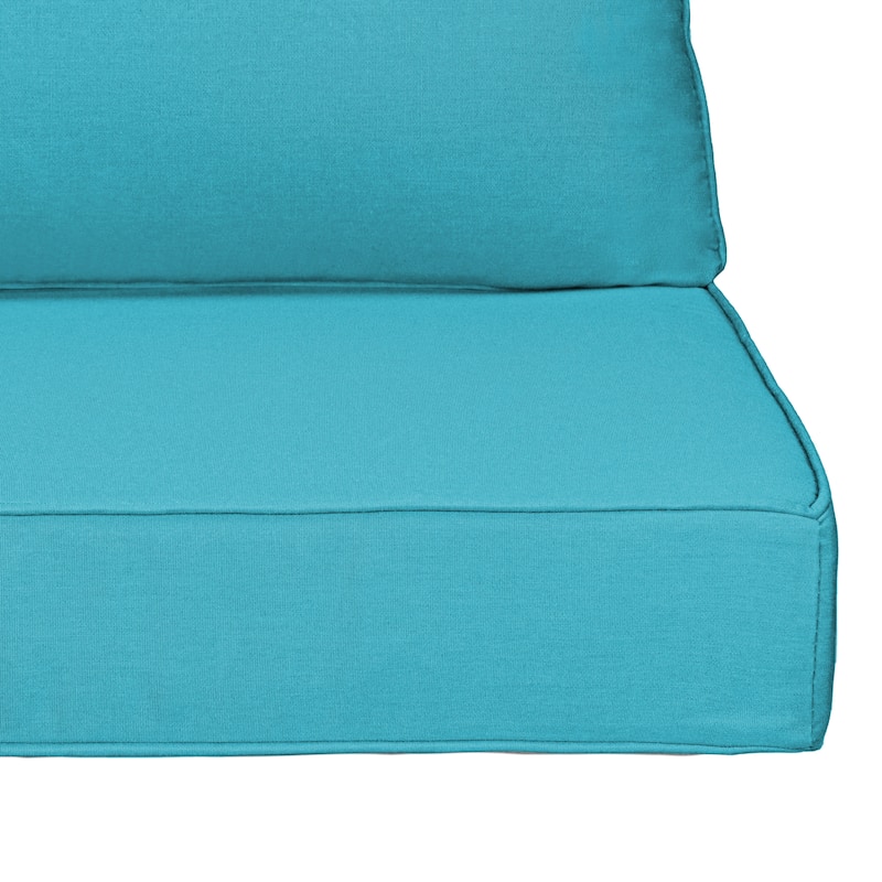 Sunbrella Fabric Outdoor Chair Seat Cushion Set