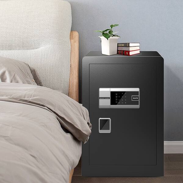 Fingerprint Security Safe with English voice broadcast and touch screen Bed Bath & Beyond