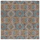 preview thumbnail 11 of 13, SAFAVIEH Handmade Aspen Agita Bohemian & Eclectic Tribal Wool Rug 5' Square - Blue/Gold - Square
