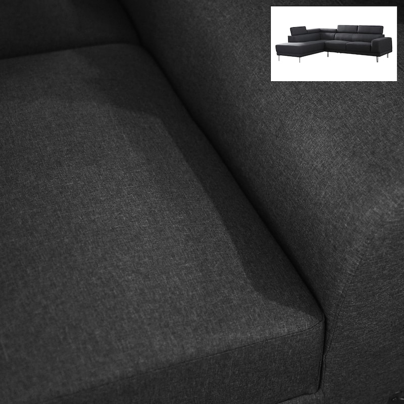105 in. Width L-Shaped Chaise Sectional Sofa