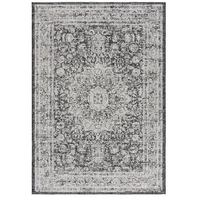 SAFAVIEH Courtyard Fatime Indoor/Outdoor Oriental Rug
