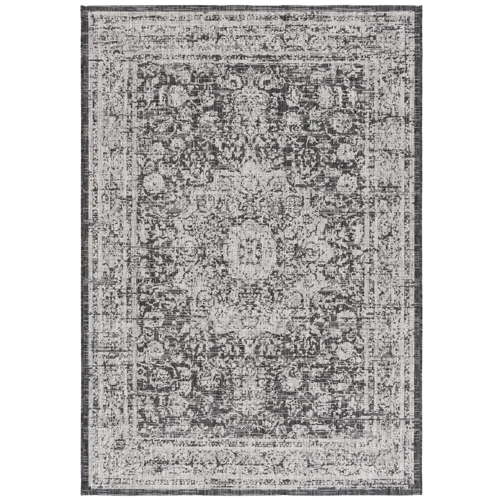 SAFAVIEH Courtyard Fatime Indoor/Outdoor Oriental Rug