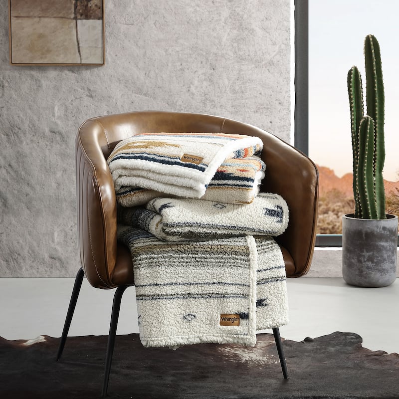 Wrangler Printed Throw Blankets