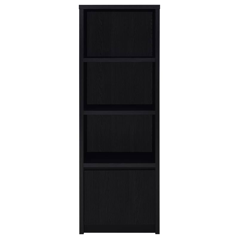 Sloat Black 3-shelf Media Tower Entertainment Pier
