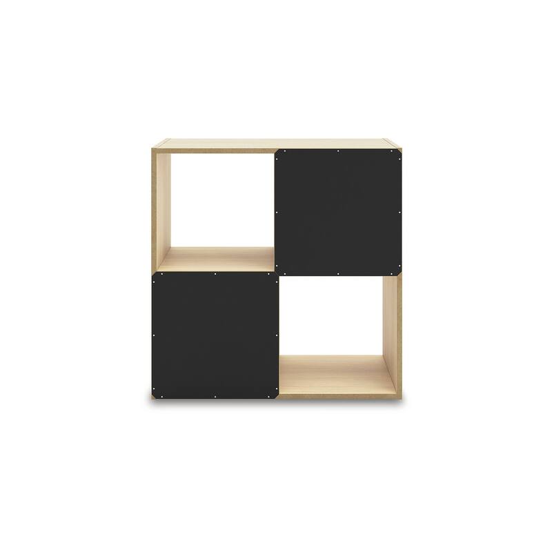Signature Design by Ashley Piperton Brown 4 Cube Organizer - 24" W x 12" D x 24" H