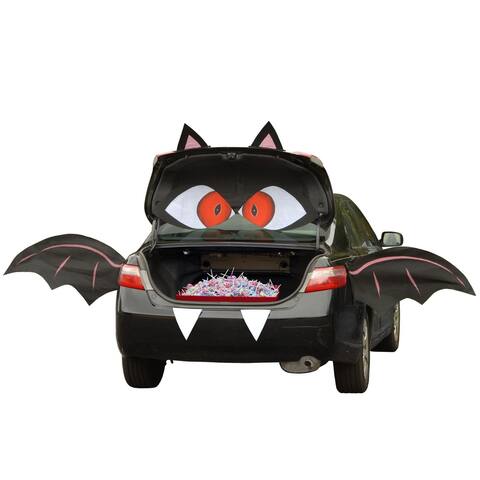 32" Gray and Black Halloween Tricky Trunks Car