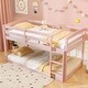 preview thumbnail 27 of 29, Modern Twin Size Bunk Bed with Ladder and Safety Guardrails
