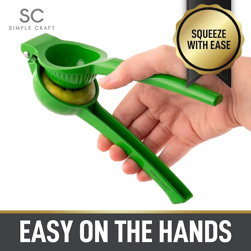 Zulay Kitchen Handheld Lemon Squeezer and Single Bowl Citrus Juicer