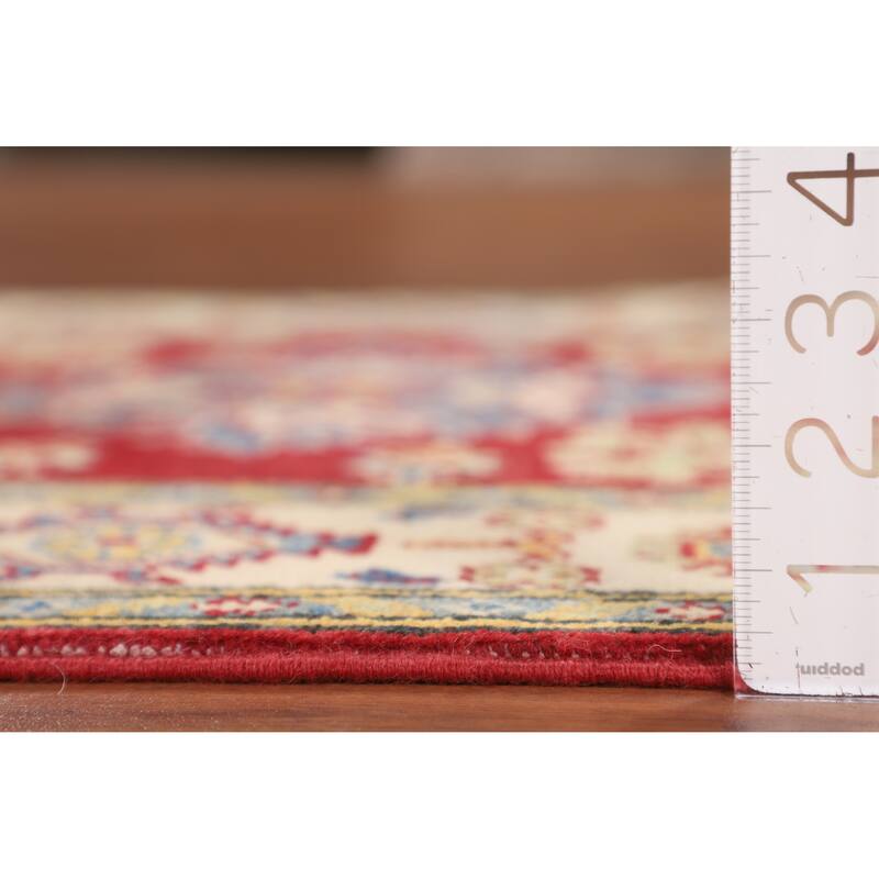 Oriental Red Kazak Accent Rug Handmade Wool Carpet - 2'9" x 4'3"