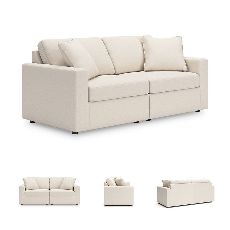Signature Design by Ashley Modmax 2-Piece Loveseat - 76" W x 37" D x 36" H