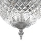 preview thumbnail 5 of 6, Crystorama 2 Light Crystal Flush Mount - 8"W x 8"H x 8"D