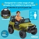 preview thumbnail 5 of 10, Kidzone 12V Kids Electric Ride On Truck Car, 4-Wheeler Suspension