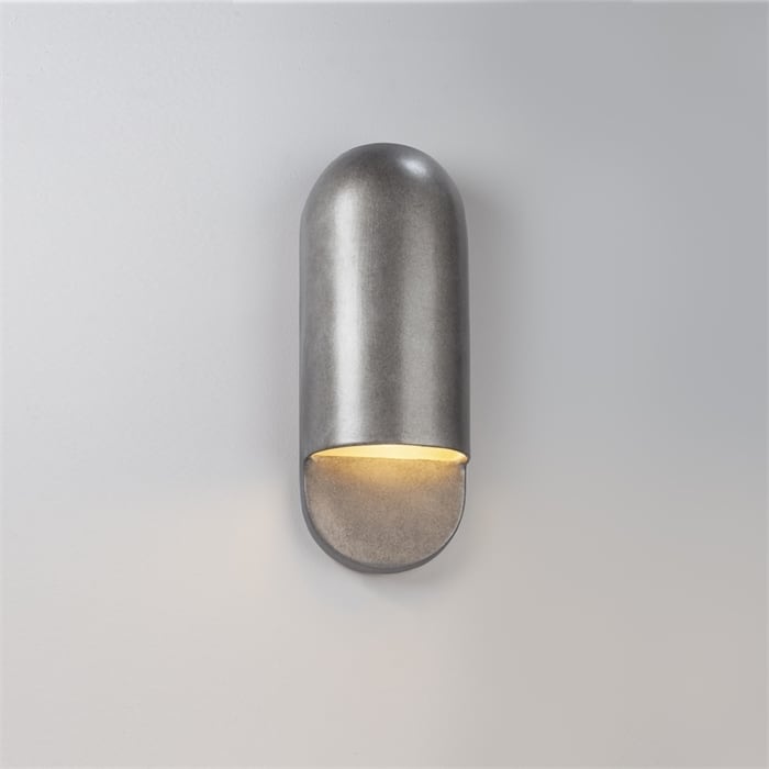 Ambiance Capsule 1-light Small Antique Silver ADA Wall Sconce