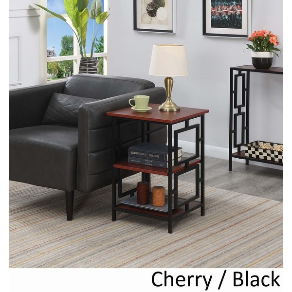 Convenience concepts town shop square end table