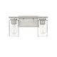 preview thumbnail 8 of 9, Meridian M80037 2 Light 15" Wide Bathroom Vanity Light with Swirl