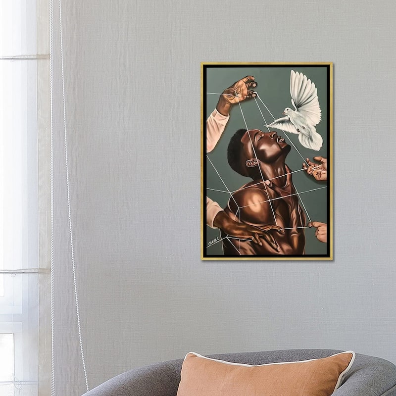 iCanvas "Spiritual Warfare" by Stina Aleah Framed Canvas Print