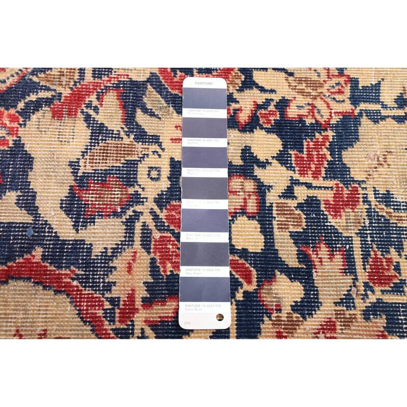 ECARPETGALLERY Hand-knotted Antalya Vintage Navy Wool Rug - 4'8 x 8'8