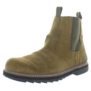 timberland olive chelsea boots