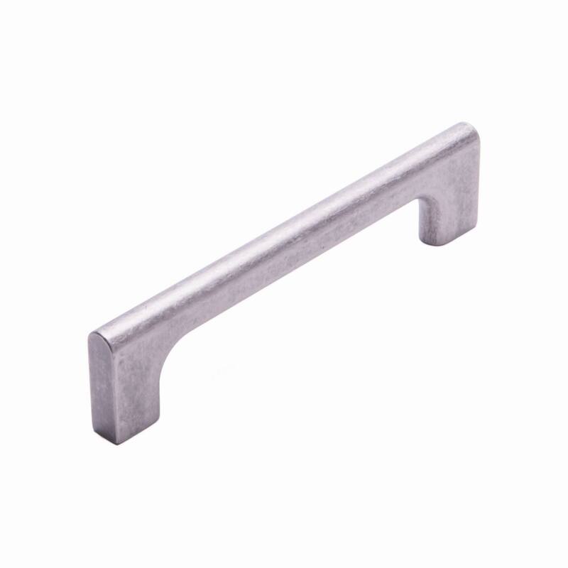 RK International Hampton 5 Inch Center to Center Handle Cabinet Pull - Weathered Nickel