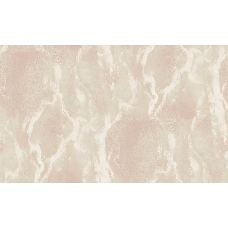 Galerie Wallcoverings Italian Design Collection Italian Marble Effect Vinyl on Non-woven Matte Wallpaper Roll Double Width - 33-feet long  x 42-inches wide - Dark Beige/Gold