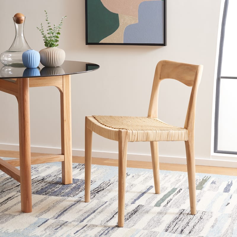 SAFAVIEH Betsey Wicker 31" Dining Chair - 21" W x 18" D x 31" H - 20Wx18Dx31H - Natural
