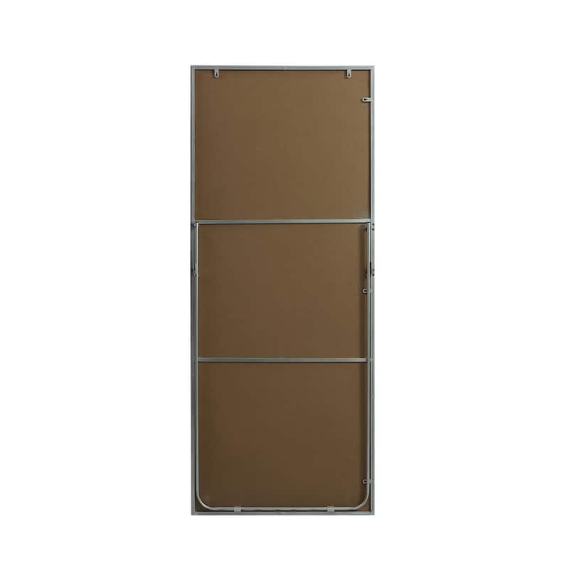 Indigo Home Metal Frame Rectangle Full Length Mirror 30x72 Inch