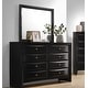 preview thumbnail 5 of 4, Briana Transitional Wood 8-drawer Bedroom Dresser Black