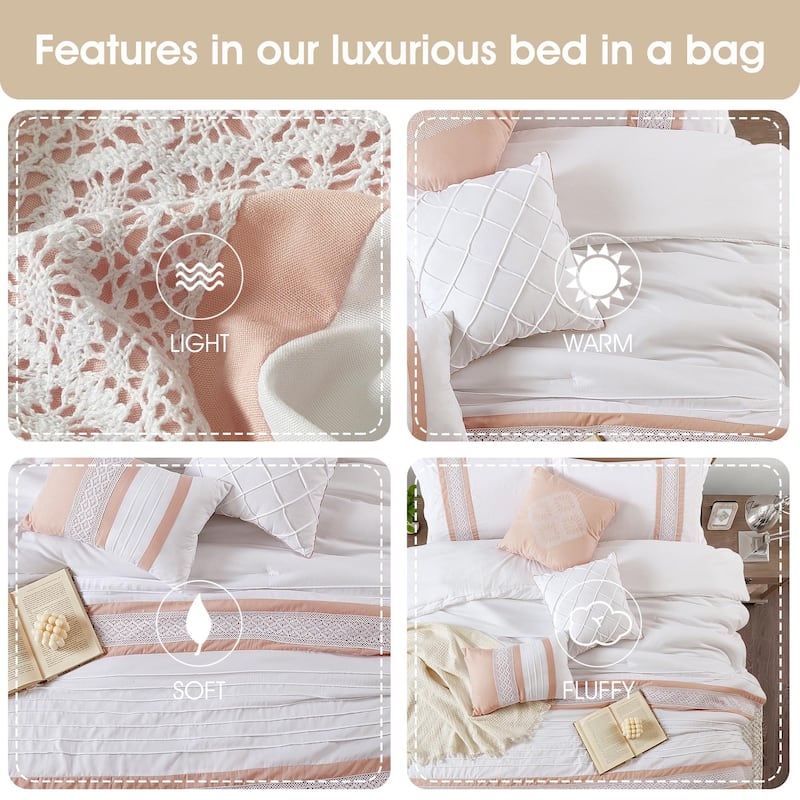 Nanshing Krystel 7 Piece Boho Chic Comforter Set