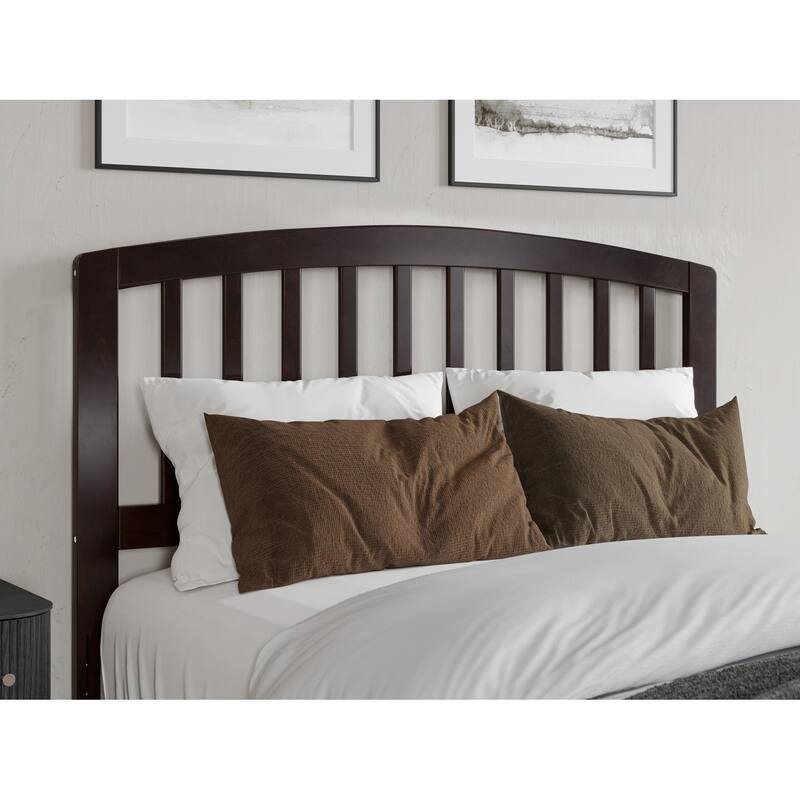 AFI Richmond Headboard with Attachable Charger - Espresso - Full