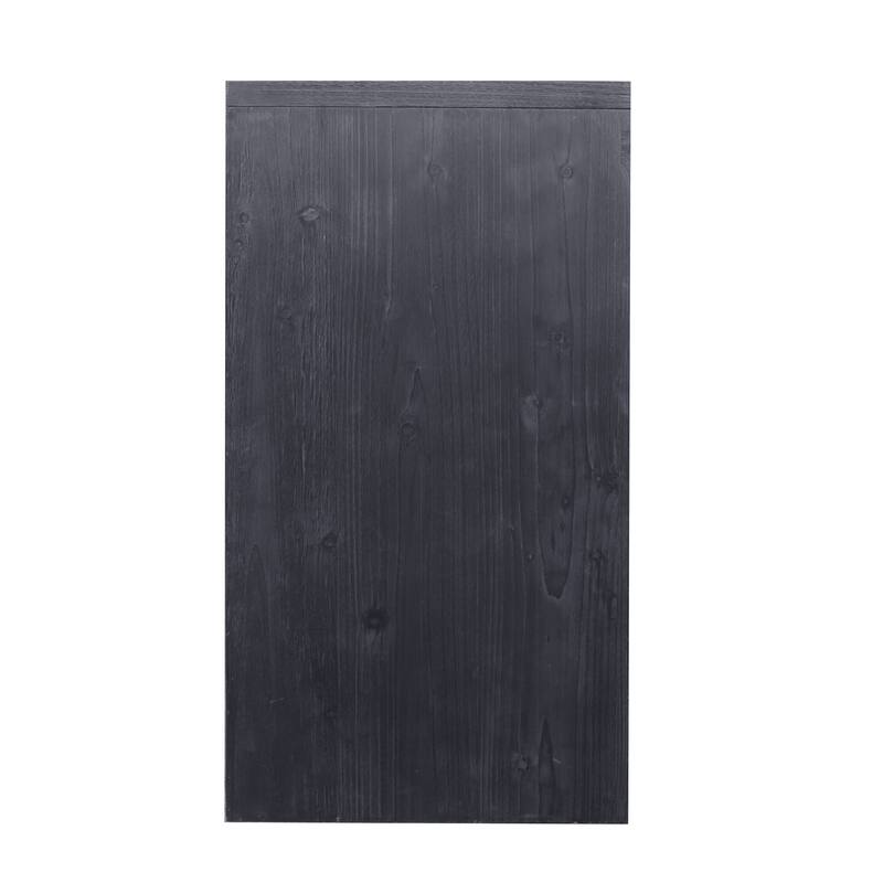 Antique Black Accent Storage Cabinet/ Buffet Sideboard / Entry Cabinet