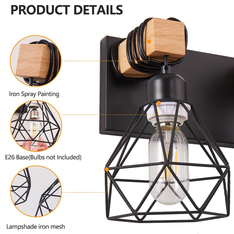 31" Modern Geometric 5-Light Vanity Light Fixture