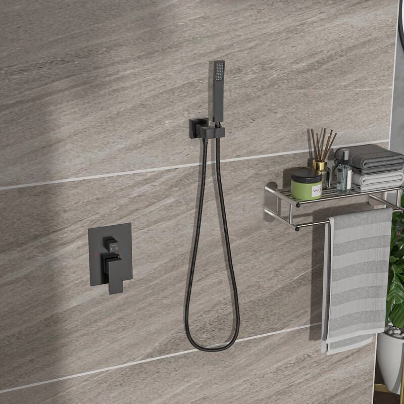 Topcraft 10-Inch Wall Mounted Square Shower System with Rough-in Valve - 10*10