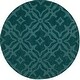 preview thumbnail 30 of 30, Hand-Loomed Ledo Wool Rug - 9' 9" x 9' 9" Teal