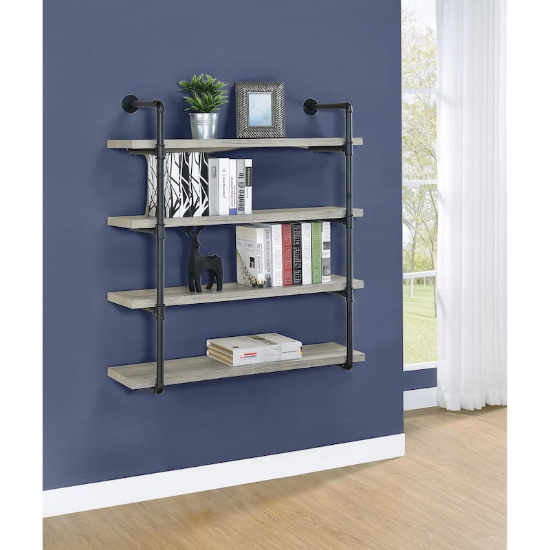 40-Inch Wall Shelf in Grey Driftwood