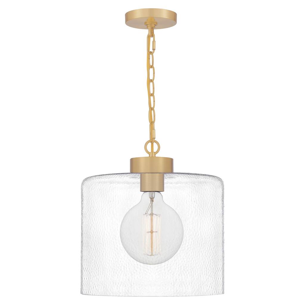 Quoizel Abner Steel 1-light Mini Pendant