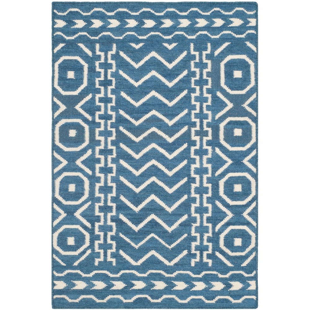 SAFAVIEH Handmade Flatweave Dhurries Krustina Modern Wool Rug