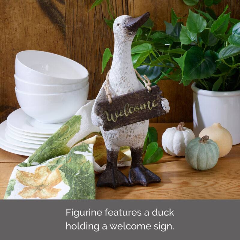 Elements Duck Polyresin Figurine, 12 Inch