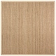 preview thumbnail 89 of 144, SAFAVIEH Natural Fiber Oceana Herringbone Seagrass Rug 10' x 10' Square - Natural/Beige