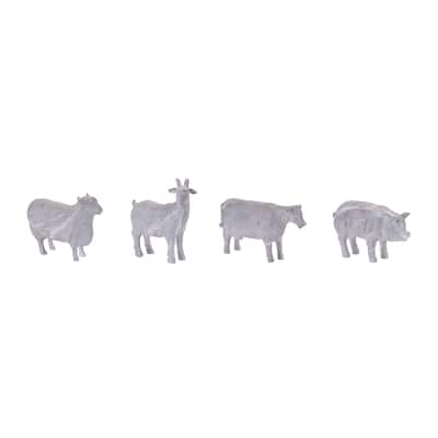 Distressed Farm Animal Figurine (Set of 2)