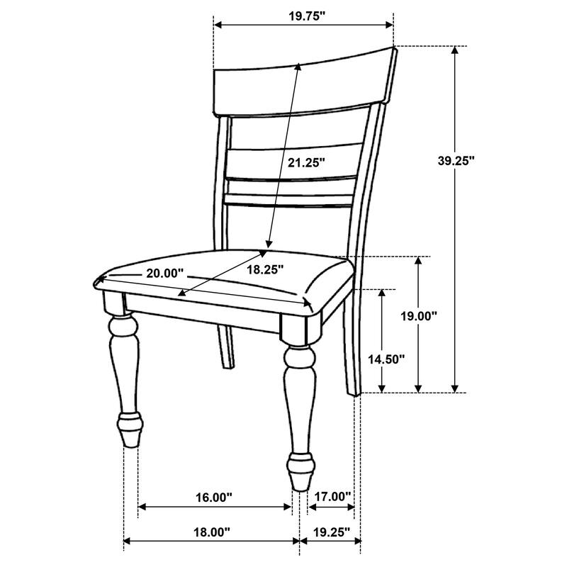 Bridget Charcoal Sandthrough Rectangular Dining Set