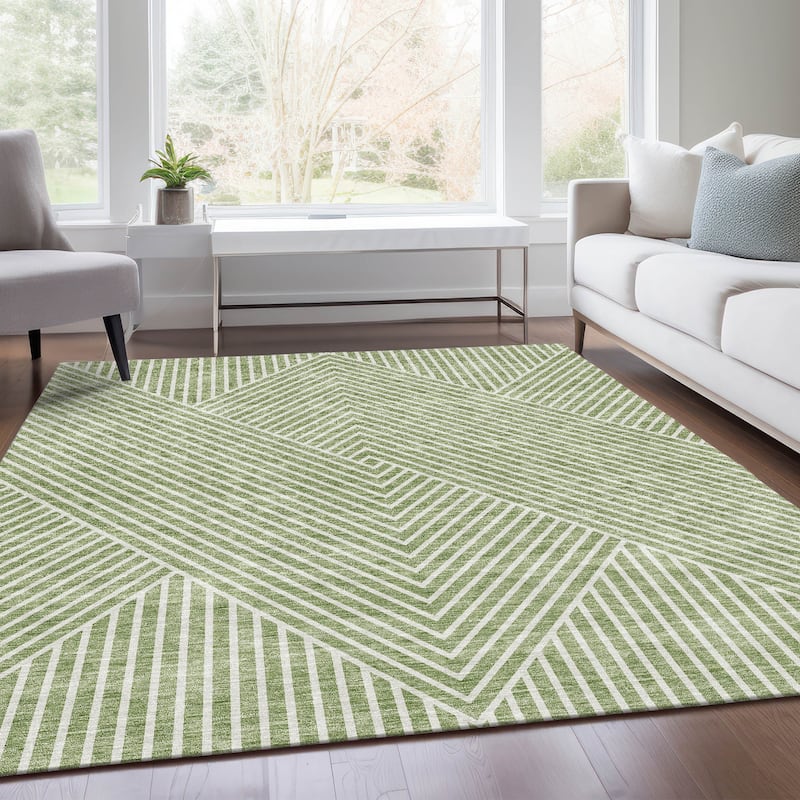 Premium Washable Super Soft Modern Geo Mayfield Rug