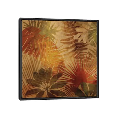 iCanvas "Sunlit Palms II" by John Seba Framed Canvas Print