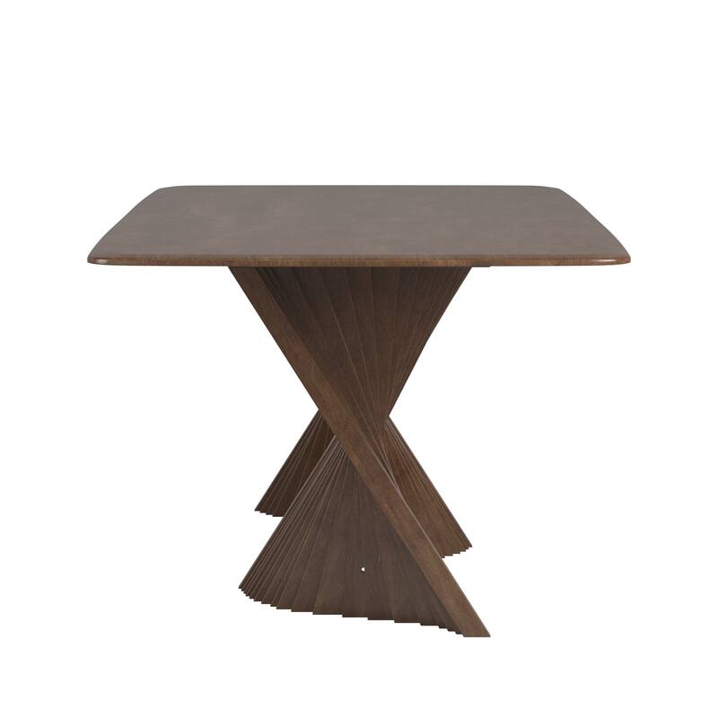 Norvik Wave Base Dining Table Set by iNSPIRE Q Modern