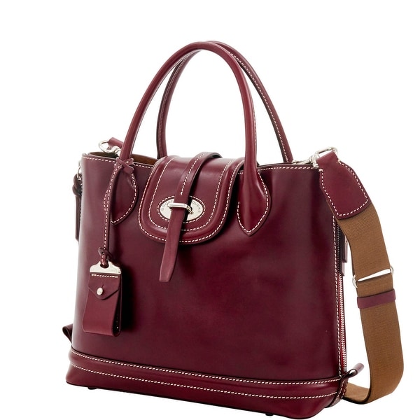 florentine toscana side zip satchel