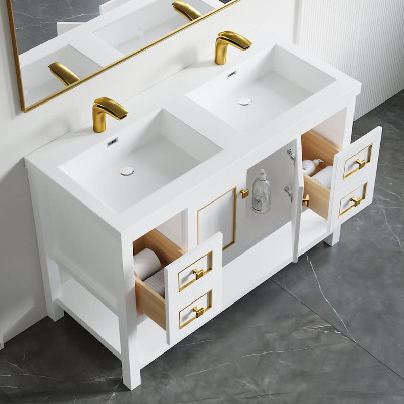 Davis 48" Double Bathroom Vanity Set